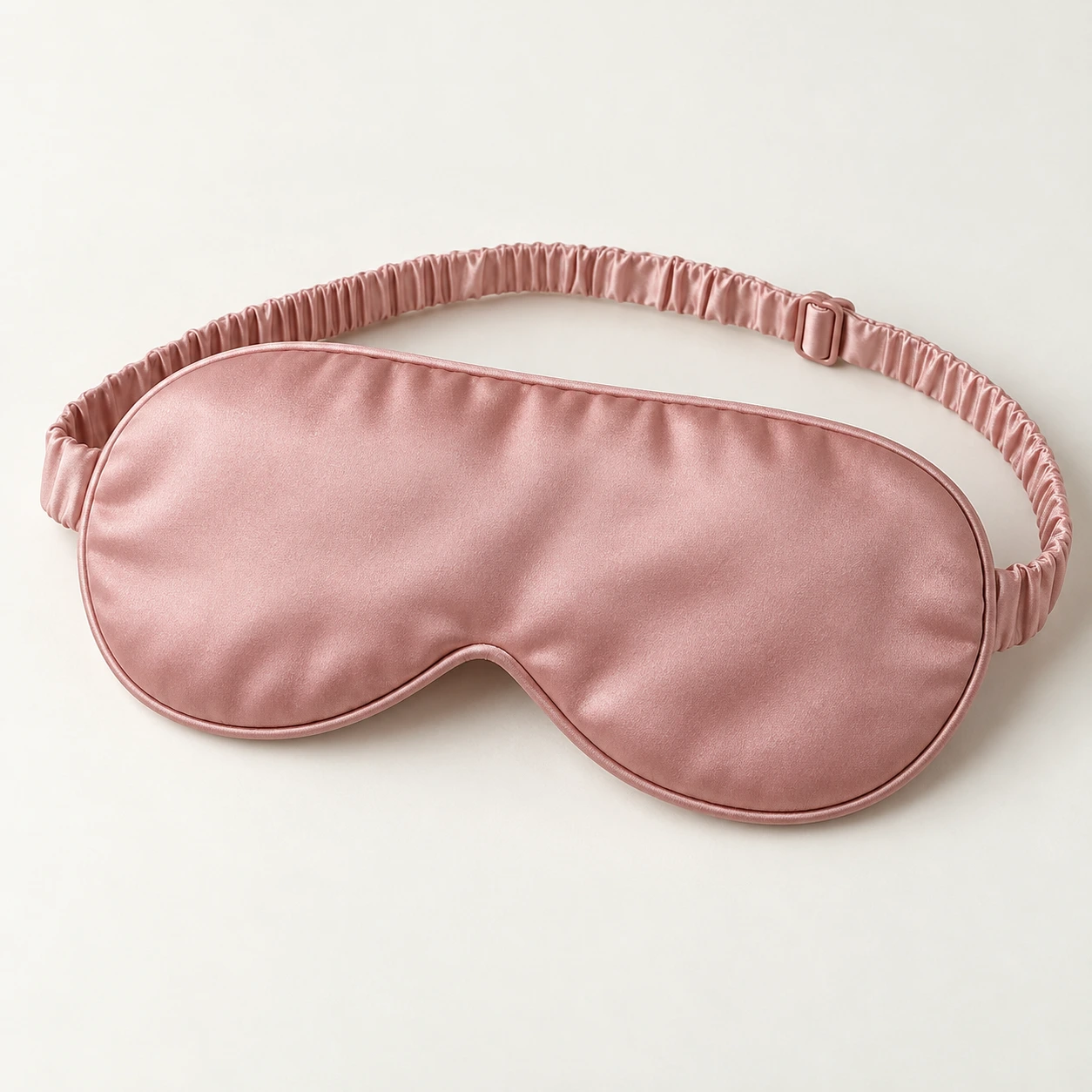 Rose Hush silk eye mask in Dusty Rose